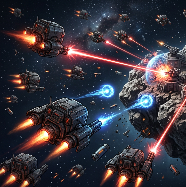 Hyperion Starfall gameplay scene